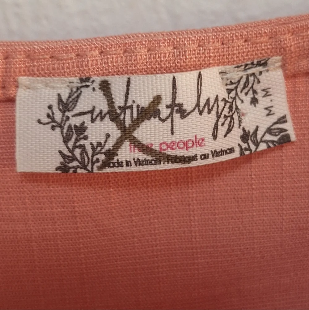 Imtimately By Free People Lola Coral Bodysuit Size M - Picture 4 of 6